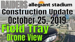 Las Vegas Raiders Allegiant Stadium Construction Update 10 25 2019 [upl. by Airitak833]