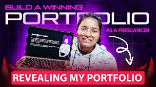 How to build a winning portfolio as a freelancer  Revealing My Portfolio 🤯 [upl. by Chouest]