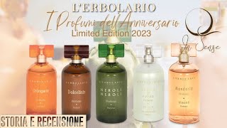 I Profumi LERBOLARIO del 45° Anniversario Edizione Limitata NOVITÀ 2023  SORPRESA Coupon [upl. by Natehc]