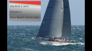 SALACIA 2 wins Division 2  Point Robert return race [upl. by Valina]