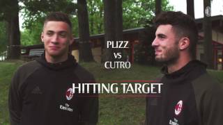 Alessandro Plizzari vs Patrick Cutrone the hitting target challenge [upl. by Otila93]