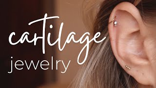 What cartilage piercing jewelry should you buy  size gauge length type for a curated ear [upl. by Barboza]