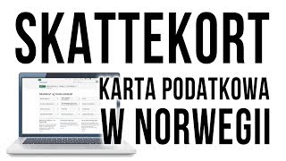 Karta Podatkowa  Skattekort  w Norwegii  Start NO [upl. by Koran]