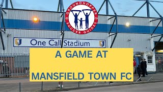 A Game at Mansfield Town FC [upl. by Ergener]