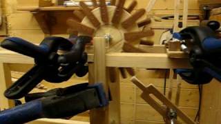 wooden escapement mechanism [upl. by Otrebogir]