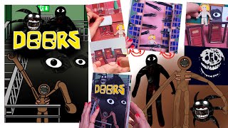 DIY♥ DOORS 10GAME BOOK  Roblox Doors StoryBook  로블록스 도얼즈 10가지 게임북 [upl. by Ailic]