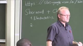 Electromagnetism  LECTURE 01 Part 0101  by Prof Robert de Mello Koch [upl. by Ahsimik437]