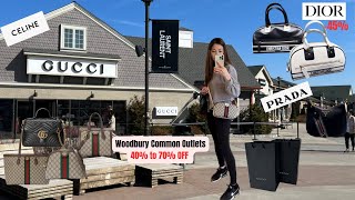 Woodbury Common Premium Outlets I Huge Discounts on Luxury Shopping Vlog Gucci Dior Prada Celine [upl. by Calypso]