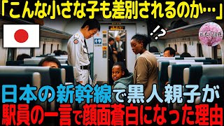 「こんな小さな子も差別されるのか…」日本の新幹線で黒人親子が駅員の一言で顔面蒼白になった理由【海外の反応】 [upl. by Rochemont]