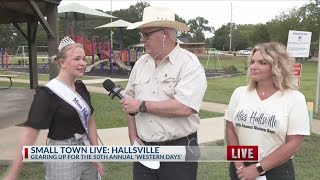 SMALL TOWN LIVE Hallsville prepares for Western Days Events [upl. by Anelys]