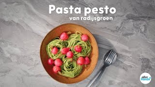 Pasta pesto van radijsgroen  Recept  Allerhande [upl. by Retrac226]