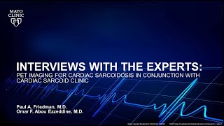 PET Imaging for Cardiac Sarcoidosis in Conjunction with Cardiac Sarcoid Clinic [upl. by Repmek599]