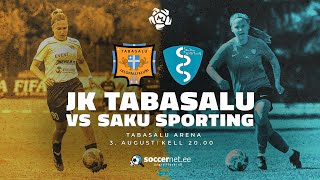 JK TABASALU N  SAKU SPORTING N NAISTE MEISTRILIIGA 12 voor [upl. by Sanjay]