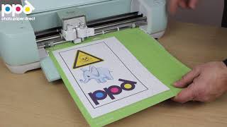 Dark TShirt Transfer Paper and Cricut Cutting Machine Demonstration [upl. by Anavlis]