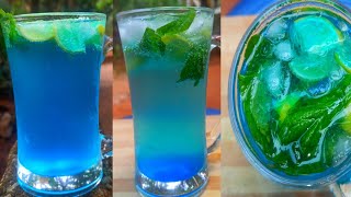 mojito recipe malayalamblue curacao mojitoblue lemonadesummer special ifthar drink malayalam [upl. by Kristian]