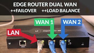 Ultimate Dual WAN Setup Guide for Ubiquiti EdgeRouter  Load Balancing amp Failover Tutorial [upl. by Bills608]