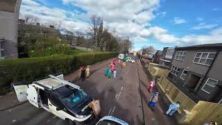 39 Purim Gateshead 2024 Gladstone Dancing Van POV [upl. by Teloiv93]