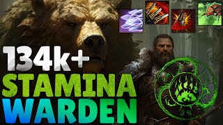 🐻 Stamina Warden 1347k PvE DPS Build「U40 Endless Archive」 [upl. by Merv517]