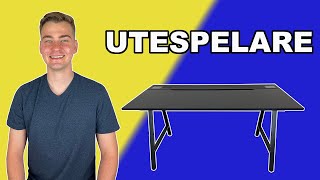 UTESPELARE Gaming Desk IKEA Tutorial [upl. by Wenona927]