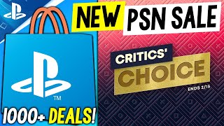 HUGE NEW PSN SALE PlayStation Critics Choice SALE 1000 Deals NEW PlayStation Game Deals 2024 [upl. by Phaih]