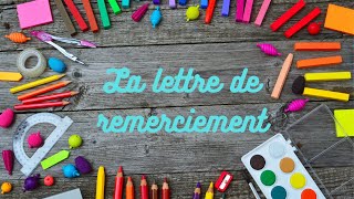 La lettre de remerciement [upl. by Cassil]