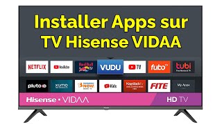 Comment installer une application sur TV Hisense VIDAA [upl. by Mathe418]