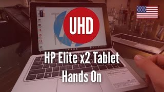 HP Elite x2 Tablet Hands On 4K UHD [upl. by Sorel]