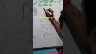 Work done by system in Isothermal reversible expansion of an ideal gas  Thermodynamics Shorts [upl. by Irved617]