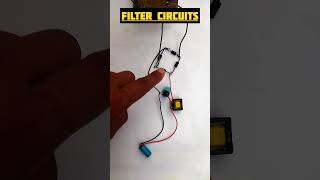 How does filter circuit work electronic viralshort learning [upl. by Gustin]