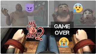 Mr Meat 2 game over ending 🤯⚡ [upl. by Zorah]