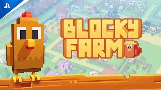 Blocky Farm  Launch Trailer  PS5  PS4 Games [upl. by Peednas98]