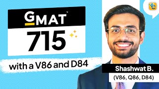 GMAT 715  With 98th Percentile in Verbal and DI [upl. by Krishnah]