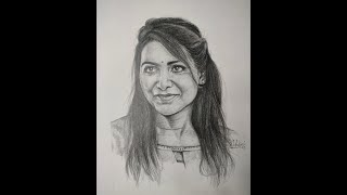 Samantha Ruth Prabhu Pencil Art Simple [upl. by Hsoj134]