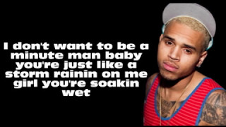 Chris Brown ft Ludacris  Wet The Bed Lyrics On Screen [upl. by Vivyan928]