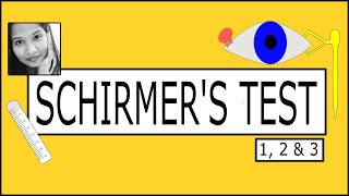 Schirmers test  Procedure Principle amp Interpretation Schirmer 1 2 amp 3 Dry eye disease [upl. by Atiloj]