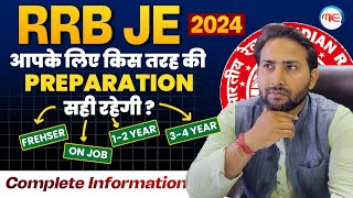 आप के लिए कौन सी RRB Je preparation सही ✅ रहेगी  How to Prepare for RRB JE 2024 Exam  RRB JE [upl. by Ayenat26]