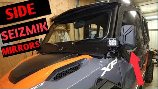 How To install Seizmik mirrors on your sxs [upl. by Anilac]