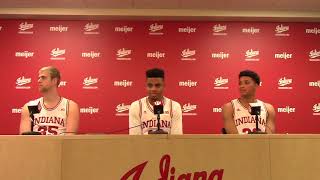 Tim Priller Juwan Morgan and Clifton Moore 20172018 media day press conference [upl. by Idham146]