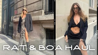 Rat and Boa haul 2022  Styling my pieces city girl vibe [upl. by Zoha]