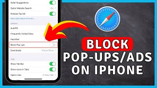 How to Block PopUpsAds On Safari  Safari Tutorial [upl. by Lorine]