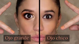 Cómo agrandar los ojos con maquillaje  AndreaNMakeup [upl. by Domenech]