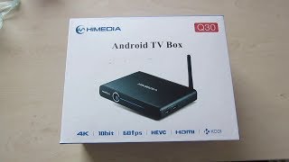 HIMEDIA Q30 Android TV Box Mediaplayer Review and Thoughts [upl. by Jalbert]