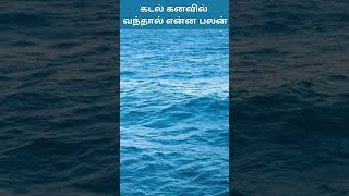 கடல் கனவில் வந்தால் என்ன பலன்  Kadal Kanavu Palangal in Tamil  Digital Naveen [upl. by Bencion885]