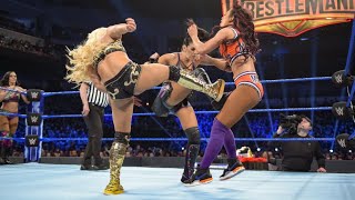 Naomi amp Carmella vs Mandy Rose amp Sonya Deville vs The IIconics SmackDown LIVE Feb 12 2019 [upl. by Lolande]