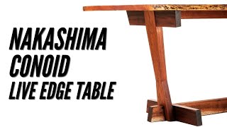 Nakashima Conoid Table A Masterpiece Of Japanese Woodworking [upl. by Enilatan737]