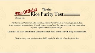 AMIIBO FARMER TAKES THE RICE PURITY TEST [upl. by Sandra]