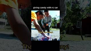 FPV RC Car Giving Candy [upl. by Corie]