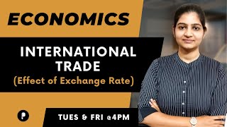 International Trade  Effect of Exchange Rate  Economics  SSC amp UPSC [upl. by Analla]