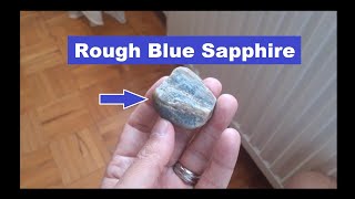 Rough Blue Sapphire  Natural Corundum Uncut [upl. by Aliza]