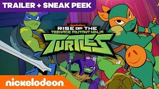 Rise of the Teenage Mutant Ninja Turtles 🗡️ NEW Series OFFICIAL TRAILER w Bonus SNEAK PEEK  Nick [upl. by Nagiem919]